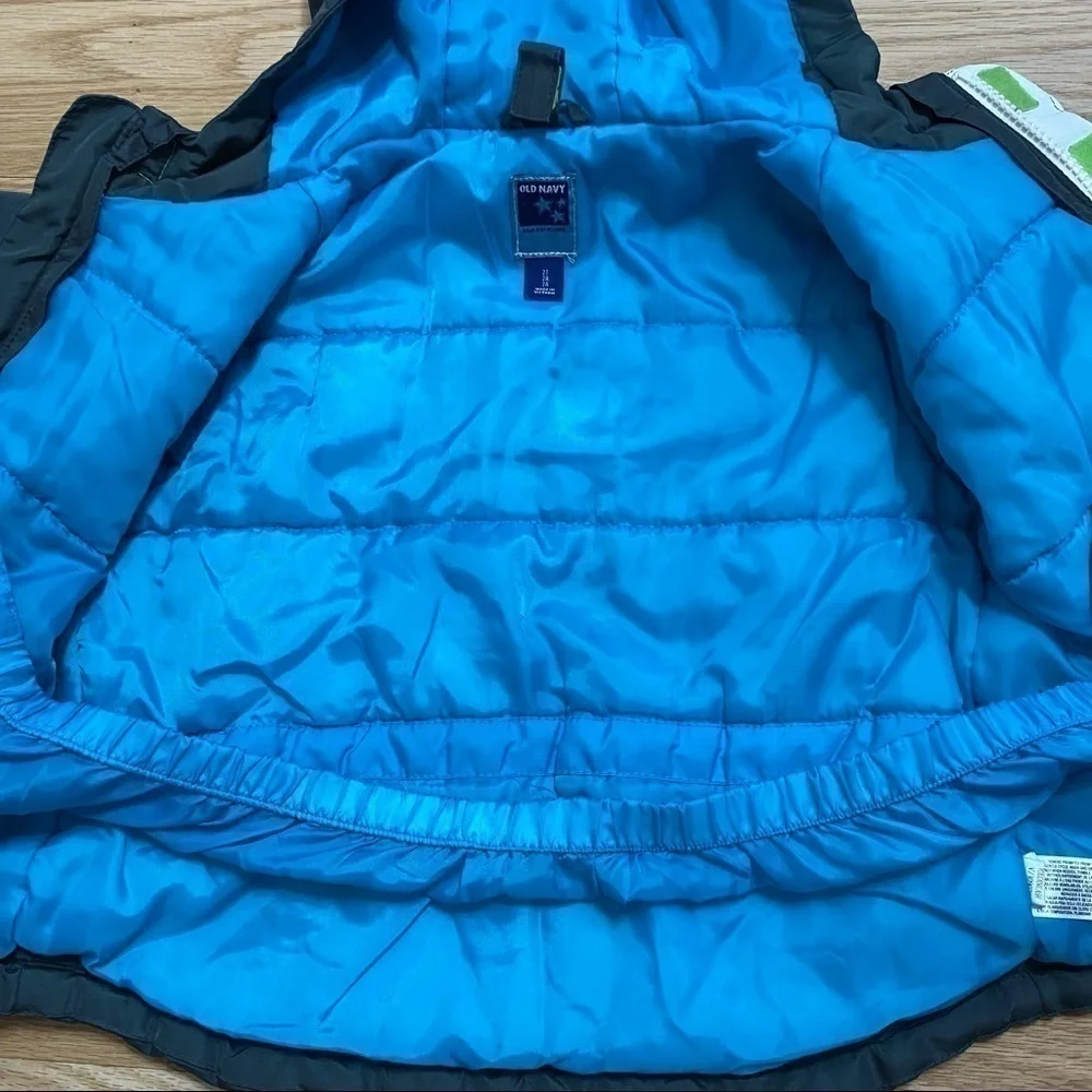 Old Navy Winter Coat Jacket Green Blue 2T Boys
